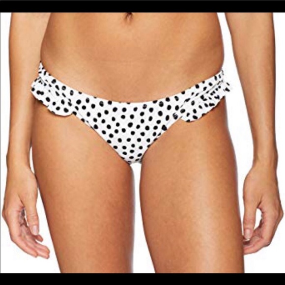 MINKPINK - black and white polka dot bathing suit - Picture 4 of 6